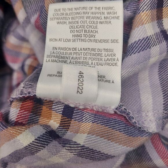 Womans Penningtons Button Down Plaid sz 3X Top - Picture 13 of 13